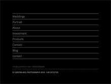 Tablet Screenshot of carstenmolphotography.com